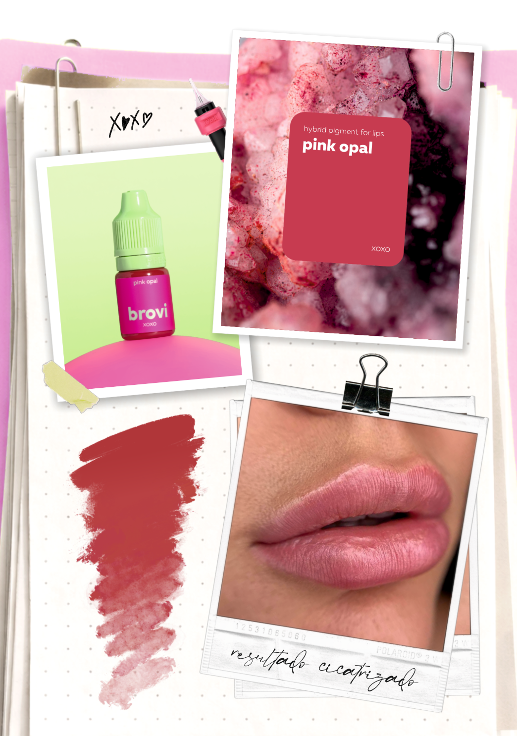 Pigmento Brovi xoxo | Pink Opal
