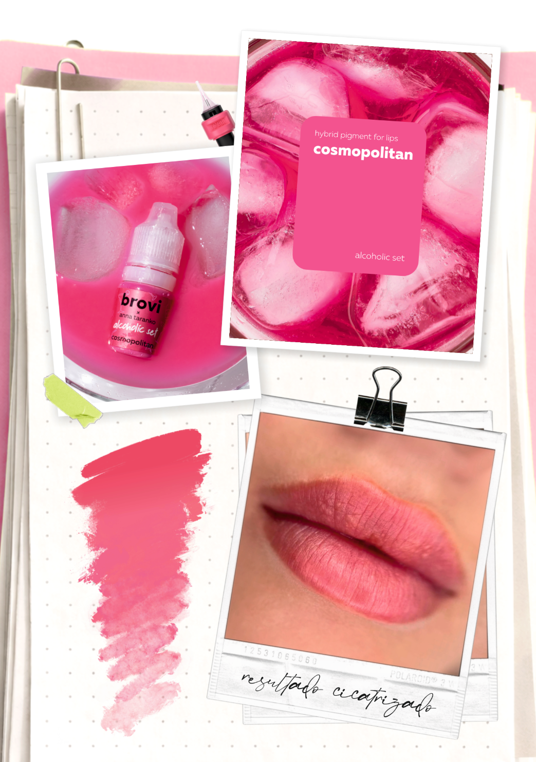 Pigmento Brovi x Anna Taranko | Cosmopolitan (Alcoholic Set)