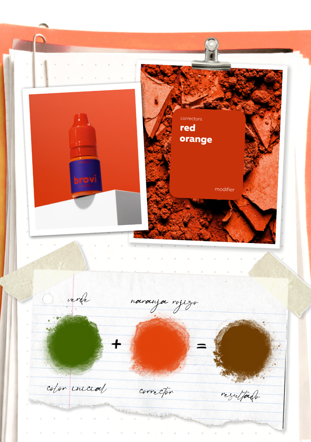 Pigmento Brovi Modifier | Red Orange