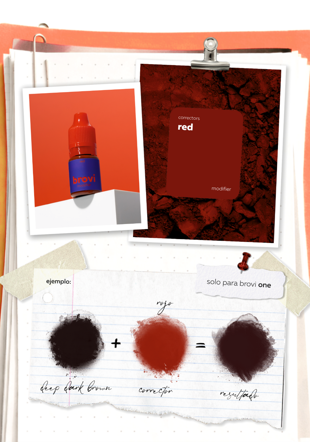 Pigmento Brovi Modifier | Red