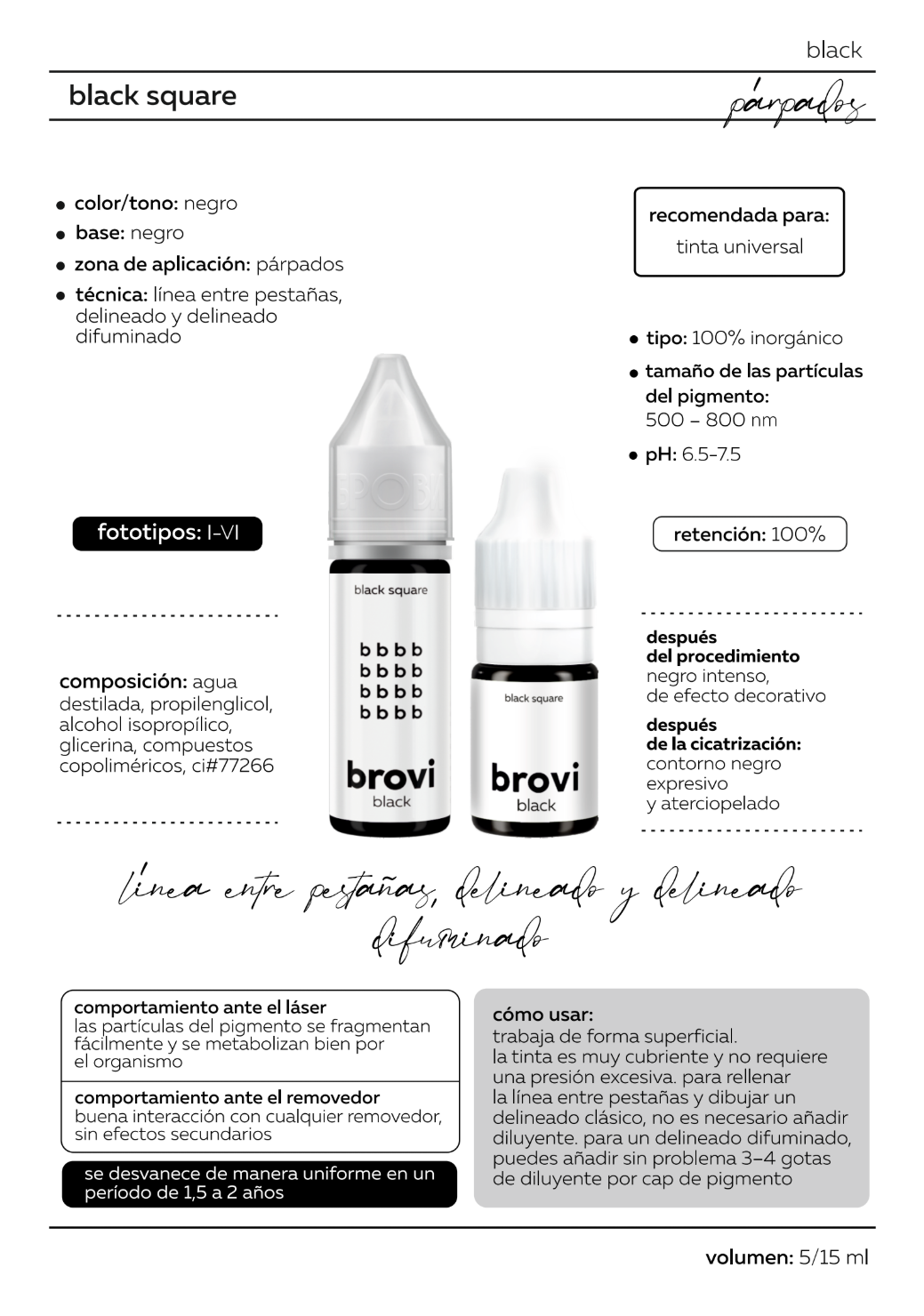 Pigmento Brovi | Black Square