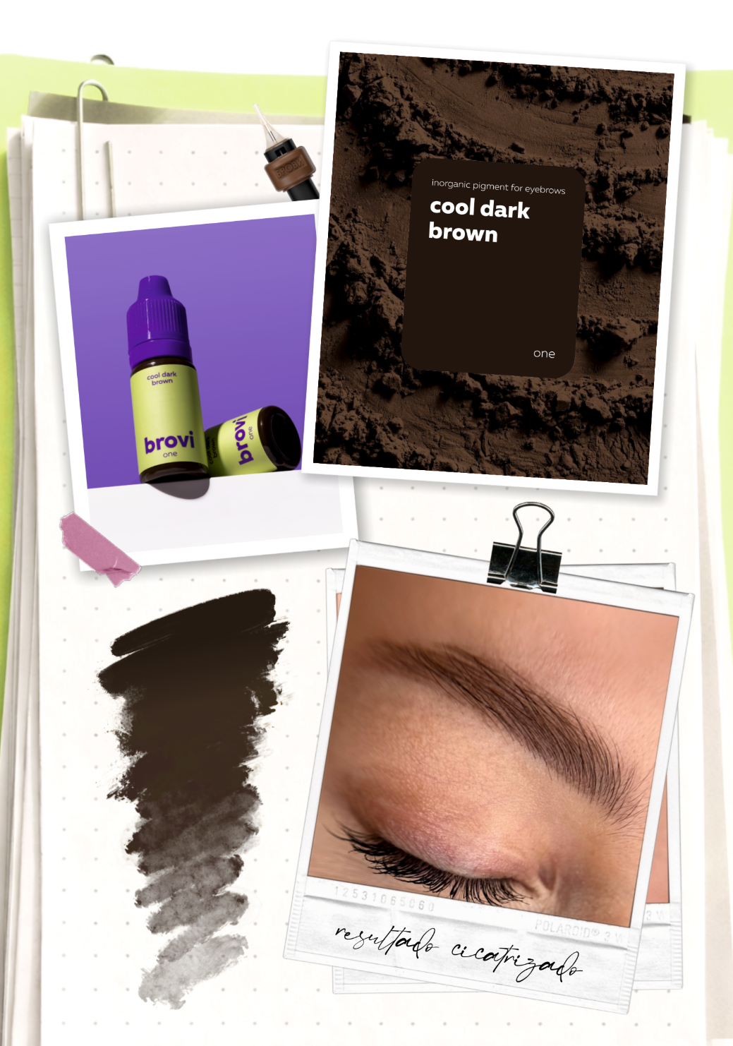 Pigmento Brovi One | Cool Dark Brown