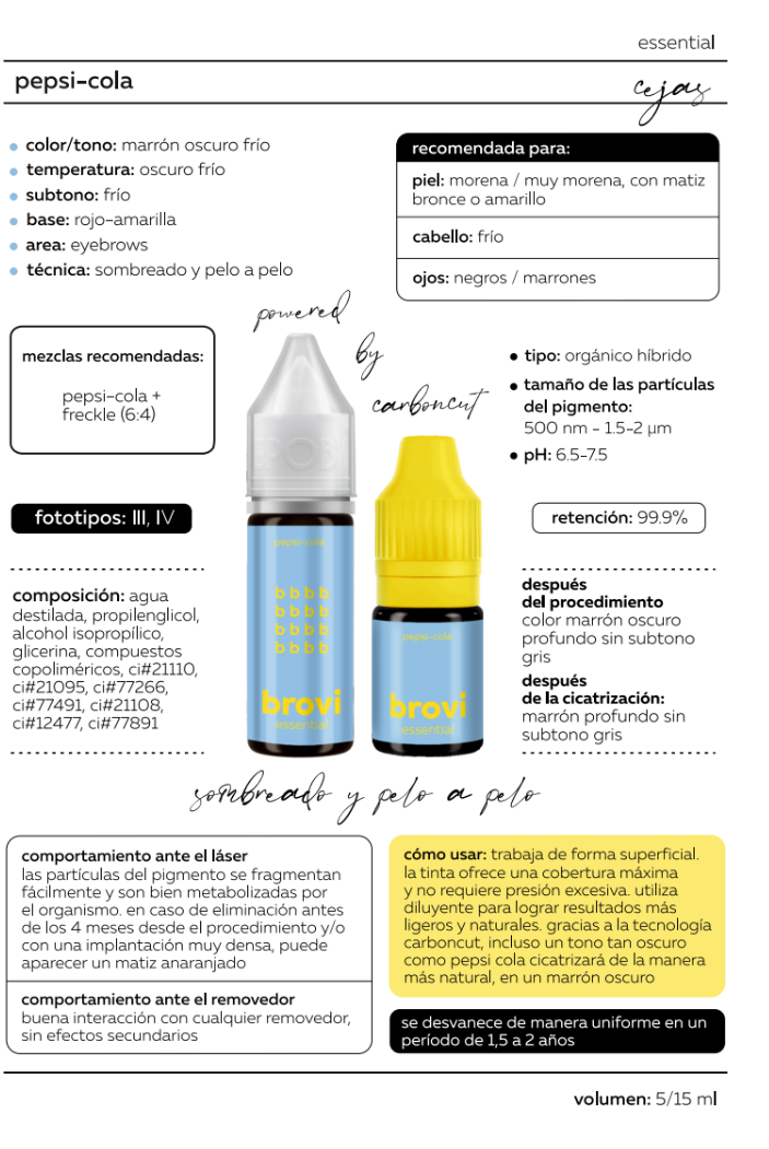 Pigmento Brovi Essential | Pepsi-Cola