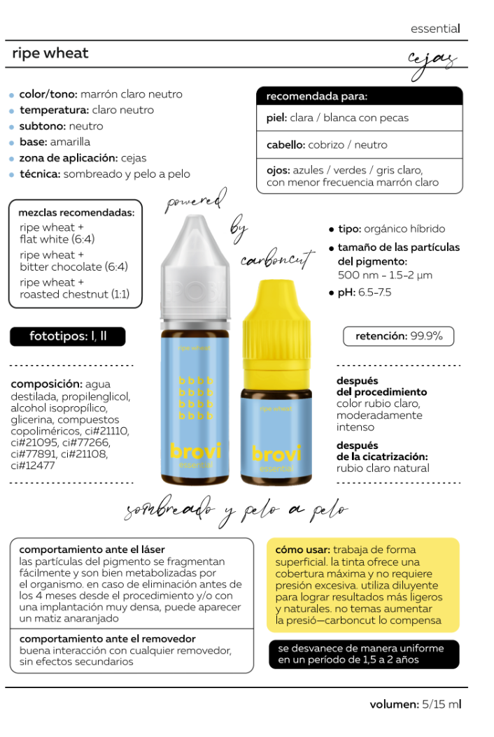 Pigmento Brovi Essential | Ripe Wheat