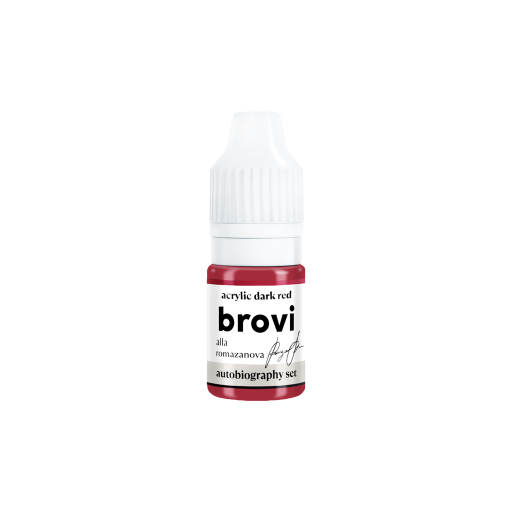 Pigmento Brovi Autobiography | Acrylic Dark Red