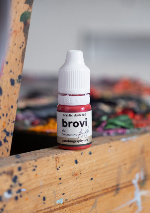 Pigmento Brovi Autobiography | Acrylic Dark Red