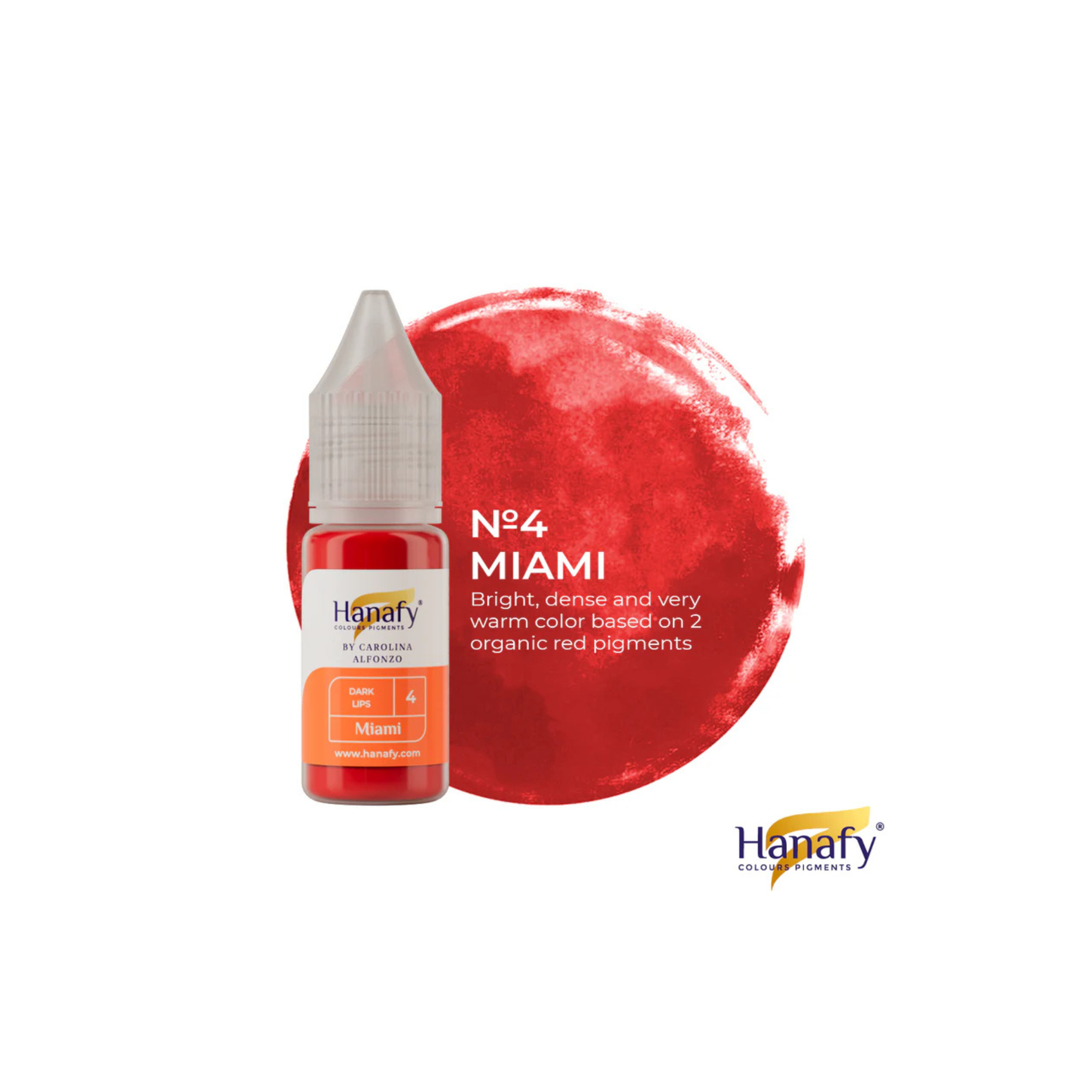 Pigmento Hanafy Dark Lips | N4 Miami by Carolina Alfonzo