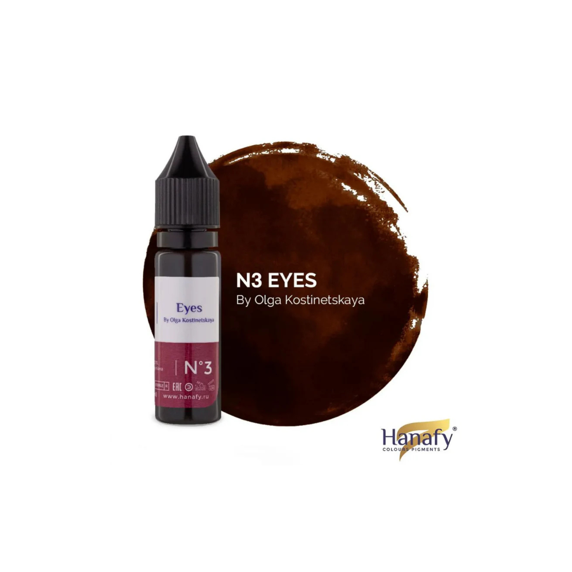 Pigmento Hanafy Eyes & Brows | N3 by Olga Kostinetskaya