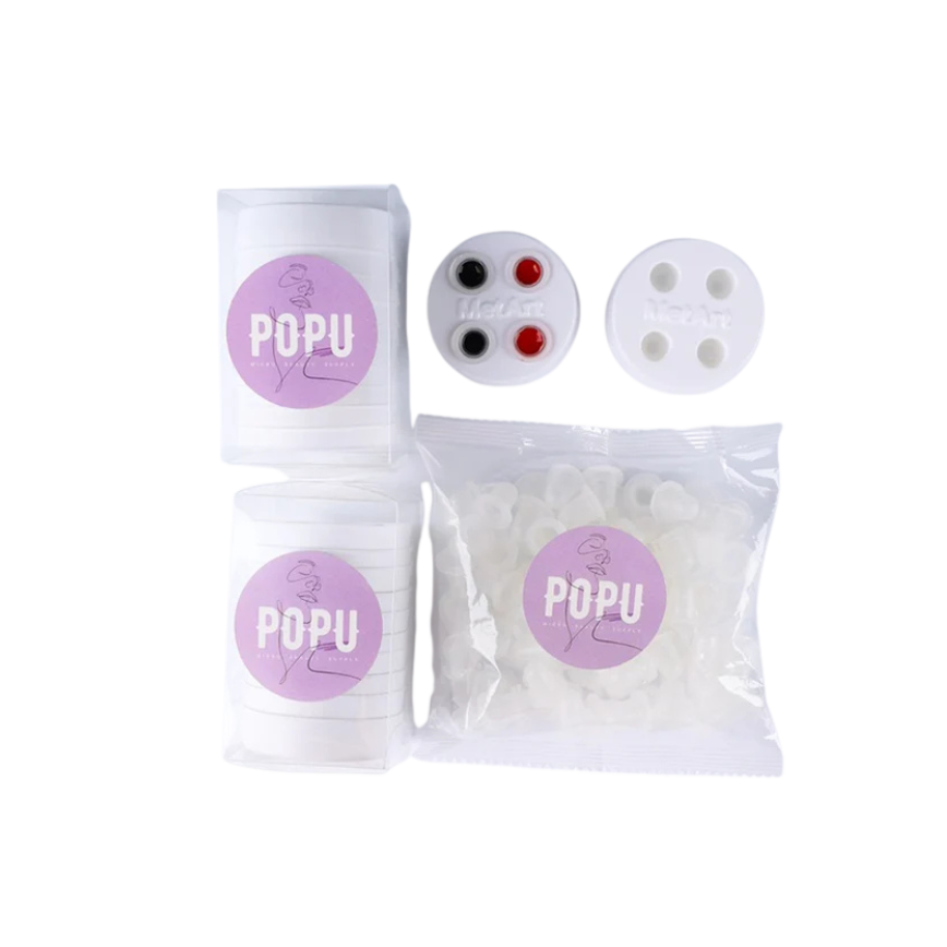 Ink Cups de Silicona con Soporte | POPU
