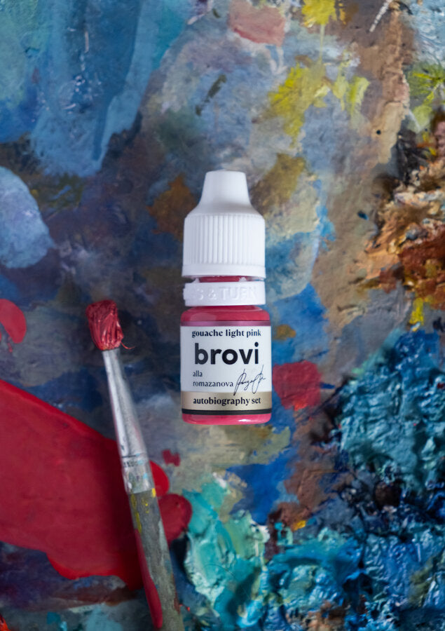 Pigmento Brovi Autobiography | Gouache Light Pink